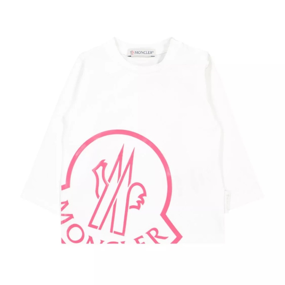 Moncler enfant long sleeve white for girls